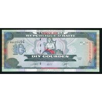 Гаити 10 гурдов 2000 г. P265a. Серия BQ. UNC