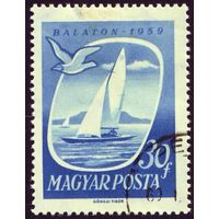 Озеро Балатон Венгрия 1959 год 1 марка