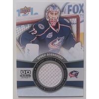 Хоккейная карточка НХЛ джерси Sergei Bobrovsky (Колламбус)