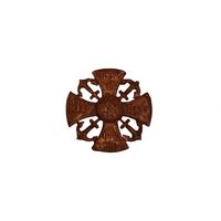 Крест кокарда ополченский морской пришивной А-III (За веру царя и отечество) реплика