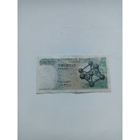 БЕЛЬГИЯ 20 франков 1964 год/2 к 8560188/