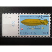 Швейцария 1975 Дирижабль 1910 г.