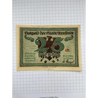 Нотгельд 25 пфеннигов Германия Урунштадт-0501