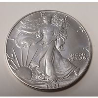 1 доллар сша 1987 г.,,Шагающая Свобода".
