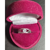 Красивое кольцо серебро 925, лот#17, С РУБЛЯ! МНОГО ЛОТОВ С РУБЛЯ БЕЗ МЦ!