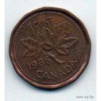 КОНФЕДЕРАЦИЯ КАНАДА. 1 цент. 12-тиугольник. ПОГОДОВКА. Цена за одну монету.