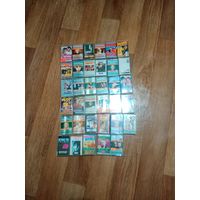 Аудио кассеты студийные одним лотом 35 шт.