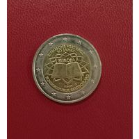 Германия. 2 евро 2007 D. 50 лет подписания Римского договора. Торг!