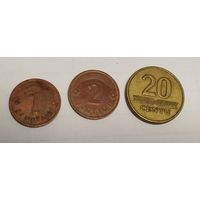 Три монеты прибалтов