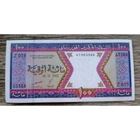 Werty71 Мавритания 100 угий 2002 UNC банкнота