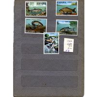 ИСПАНИЯ, 1977,  РЫБЫ,  5м, **чистая