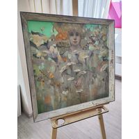 "Цветник"  масло, холст Захаревич Олег