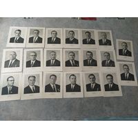 Портреты кандидаты члены Политбюро СССР  20шт.