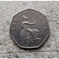 50 пенсов 1997 года Великобритания. Королева Елизавета 2.