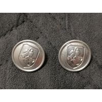 2 пуговицы с погоней Мосштамп СССР