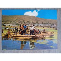 Этнография. Перу, Пуно. На озере Титикака