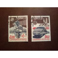 Монако 1988 г. Европа (C.E.P.T.) 1988 - Транспорт и связь./37а/