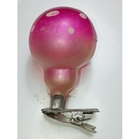 Ёлочная игрушка - Гриб , СССР .