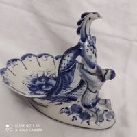 Икорница "Жар птица" Гжель