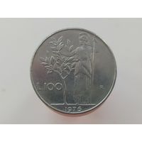 100 лир  Италия 1976 год  лот 44