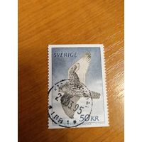 1981 Швеция фауна птицы дорогая высономинальная выпускалась одиночкой (3-10)