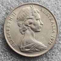 Австралия 10 центов  1978 г.