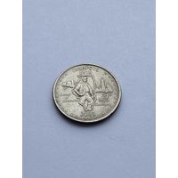 25 центов 2003 г. Иллинойс, США