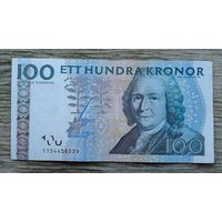 Werty71 Швеция 100 крон 2000 банкнота Карл вон ЛИННЕЙ Пчела