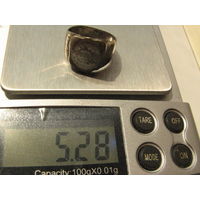 Серебряный высокопробный старинный перстень