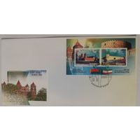 Конверт первого дня гашения "Совместный выпуск Республики Беларусь и Исламской Республики Иран"