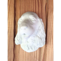 Лот С 1 РУБЛЯ, без МЦ! много лотов! Настенная декоративная фигурка собаки (охотничий спаниель)