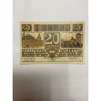 Австрия 20 геллеров нотгельд Брюн - 2101