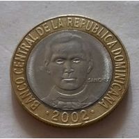 5 песо, Доминиканская республика (Доминикана)  2002 г.