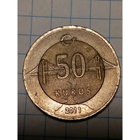 50 куруш Турция 2011 год