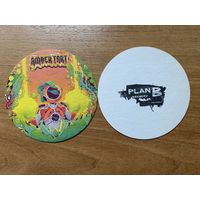 Подставка под пиво пивоварни PLAN B brewery /Россия/ No 12