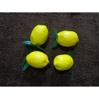 Елочные игрушки СССР. ЛИМОН (пенопласт).