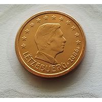 Люксембург 2 евроцента, 2006 из официального набора BU