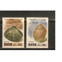 КНДР-1994(Мих.3598-3599) , **  , Морская  Фауна , Раковины