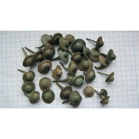 Гвозди старинные . Бронза. 33 шт.