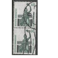 ФРГ. Символ Мюнхена. Бавария. 1987г. Mi# 1341. Сцепка.