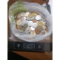 1 кг монет стран мира без повторов по годам
