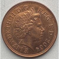 Великобритания 2 пенса 2004 г.