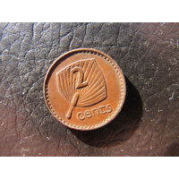 Фиджи.2 цента.1992. С 20 копеек. Распродажа коллекции. Смотрите другие лоты.