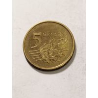 Польша 5 грош 2007