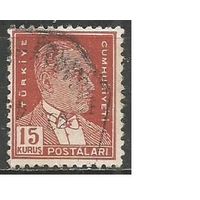 Турция. Кемаль Ататюрк. Первый Президент. 1931г. Mi#957.