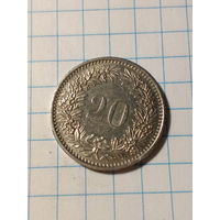 20 раппенов Швейцария 1991 год