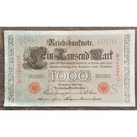 Банкнота 10000 марок 1910 год. Красная печать. Германская империя.