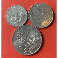 Италия, 3 монеты