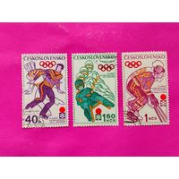 Чехословакия. Спорт. ( 3 марки ) 1972 года. 11-7.