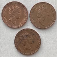 Великобритания 1 пенни 1995 г. Цена за 1 шт.